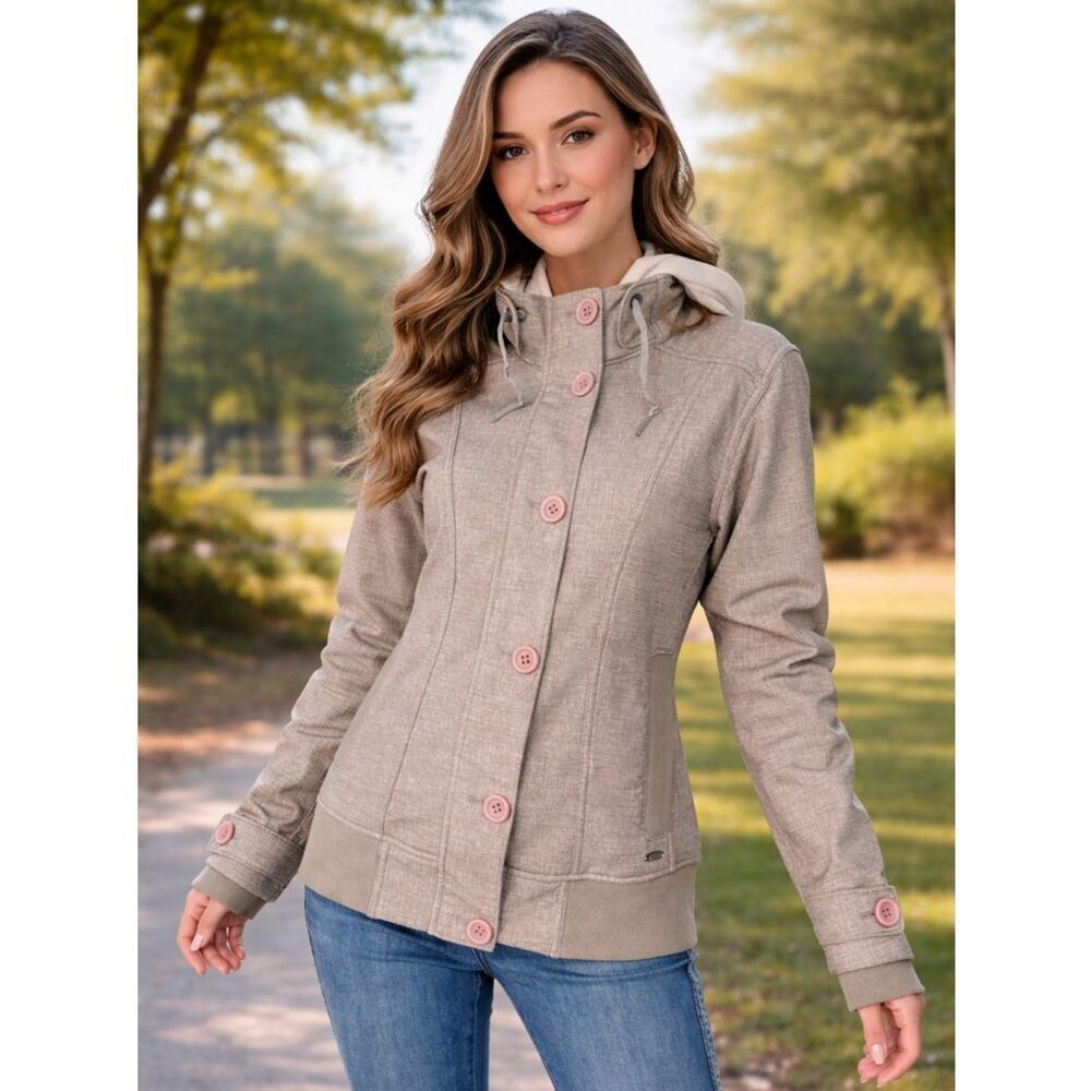 Mountain Equipment Co-op MEC Jacket w/ Removable Hood • Cozy Fleece Lined